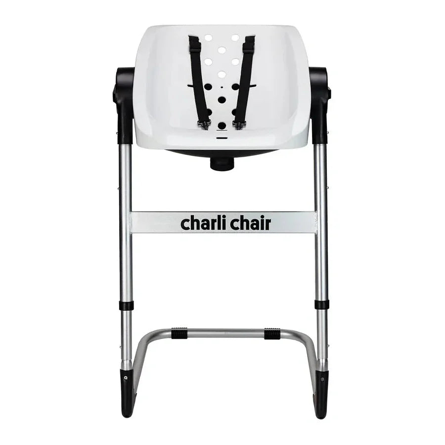 CharliChair 2-in-1  Baby Bath Chair - White