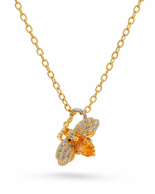 Giani Bernini Women's Gold Cubic Zirconia Bee 16"  in 18k Gold-Plated Pendant Necklace |  Giani Bernini  in Lebanon