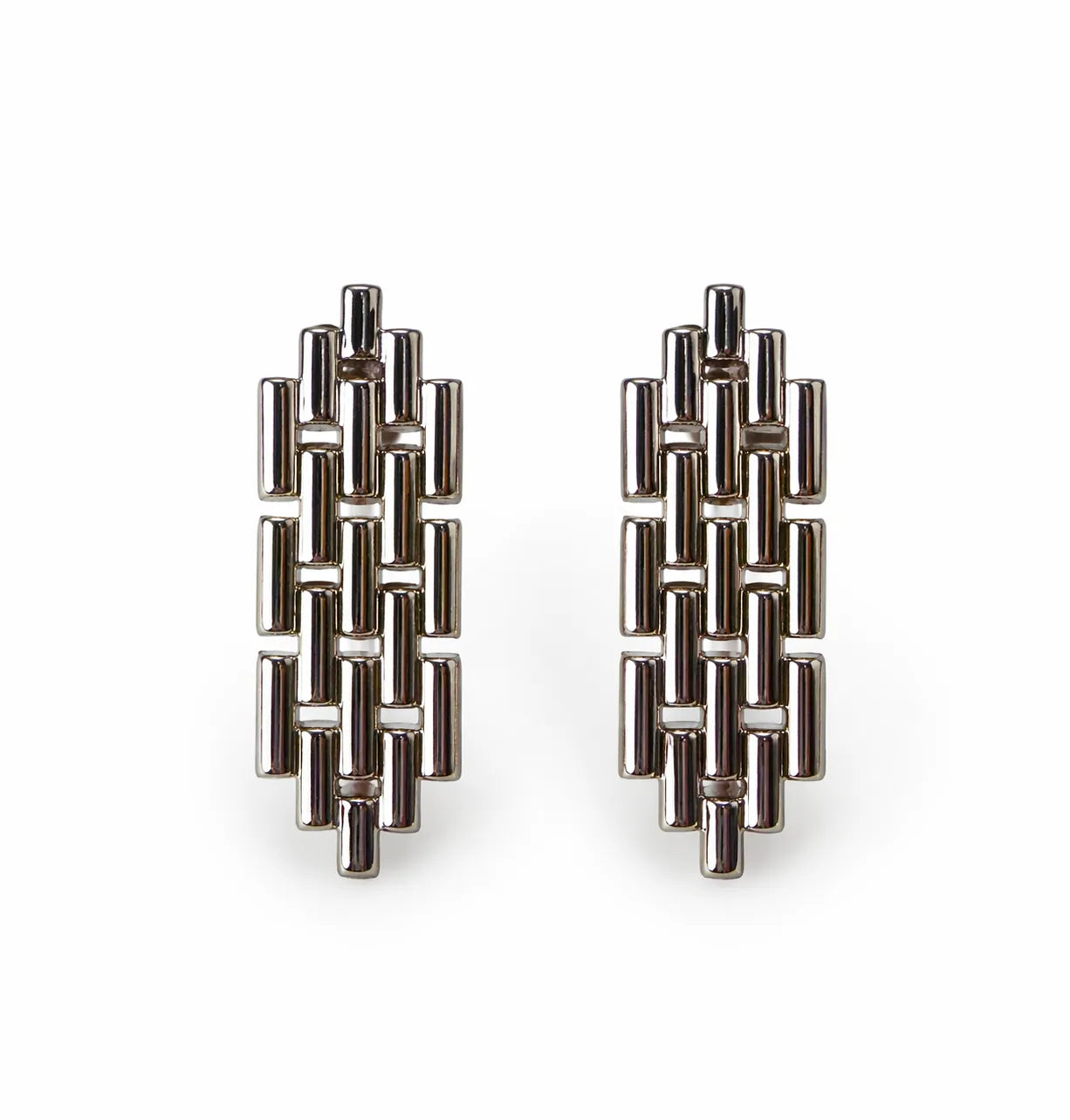 On 34th Women's Silver On 34th Chain Link Statement Drop Earrings |  On 34th in Lebanon
