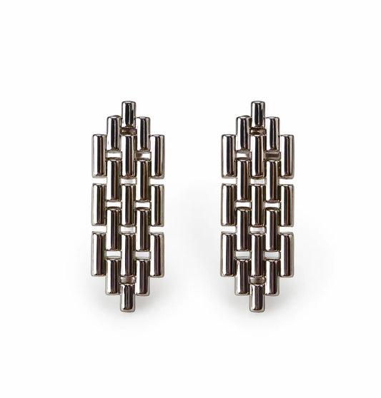 On 34th Women's Silver On 34th Chain Link Statement Drop Earrings |  On 34th in Lebanon