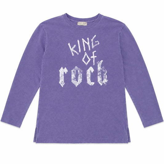 Zara Girl's Purple " king Of Rock " Long Sleeve Blouse   | Zara in Lebanon