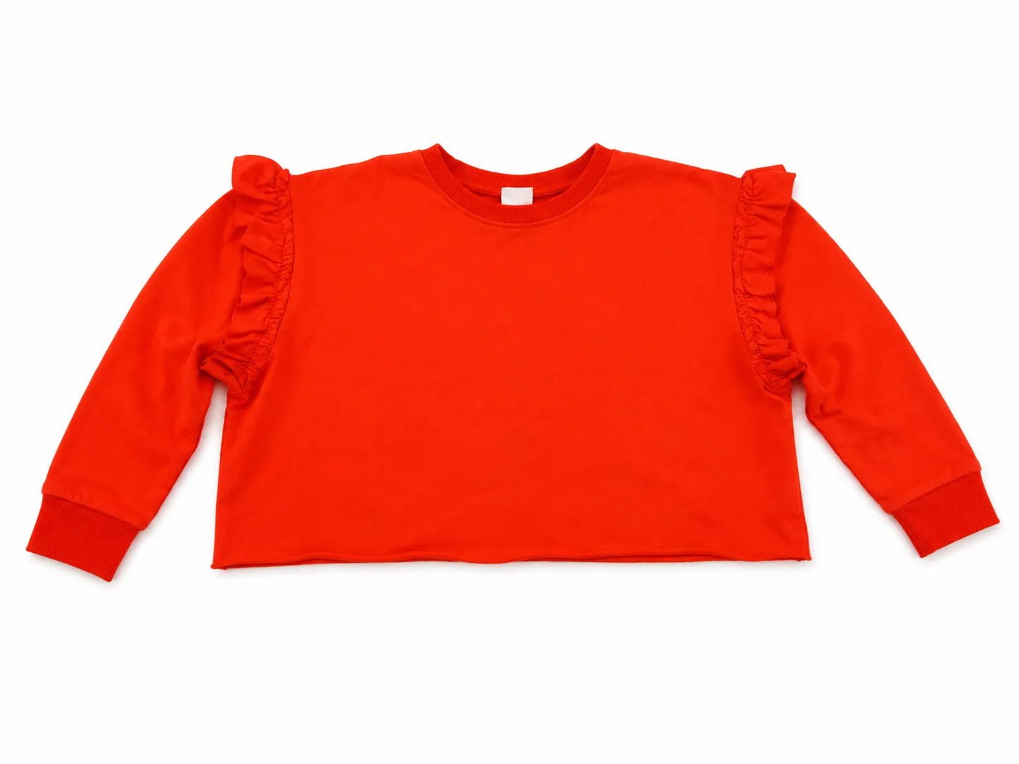 Zara Girl's Red With Ruffles On Sleeve Blouse  | Zara in Lebanon