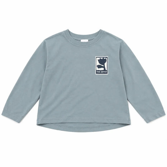 Zara Boy's Light  Air Force Blue " The Art Of Nature " Printed   Long Sleeve Blouse | Zara in Lebanon