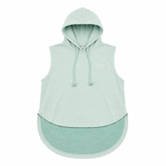Zara Boy's Mint Green " Wilo And Free "  Hooded  Sleeveless Blouse | Zara in Lebanon