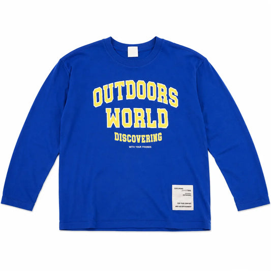 Zara Boy's Royal Blue " Outdoors World " Printed  Blouse | Zara in Lebanon