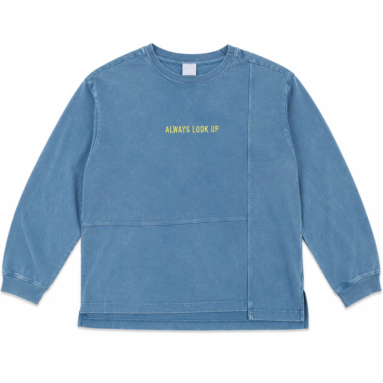 Zara Boy's Washed Blue " Always Look Up " Printed  Blouse | Zara in Lebanon