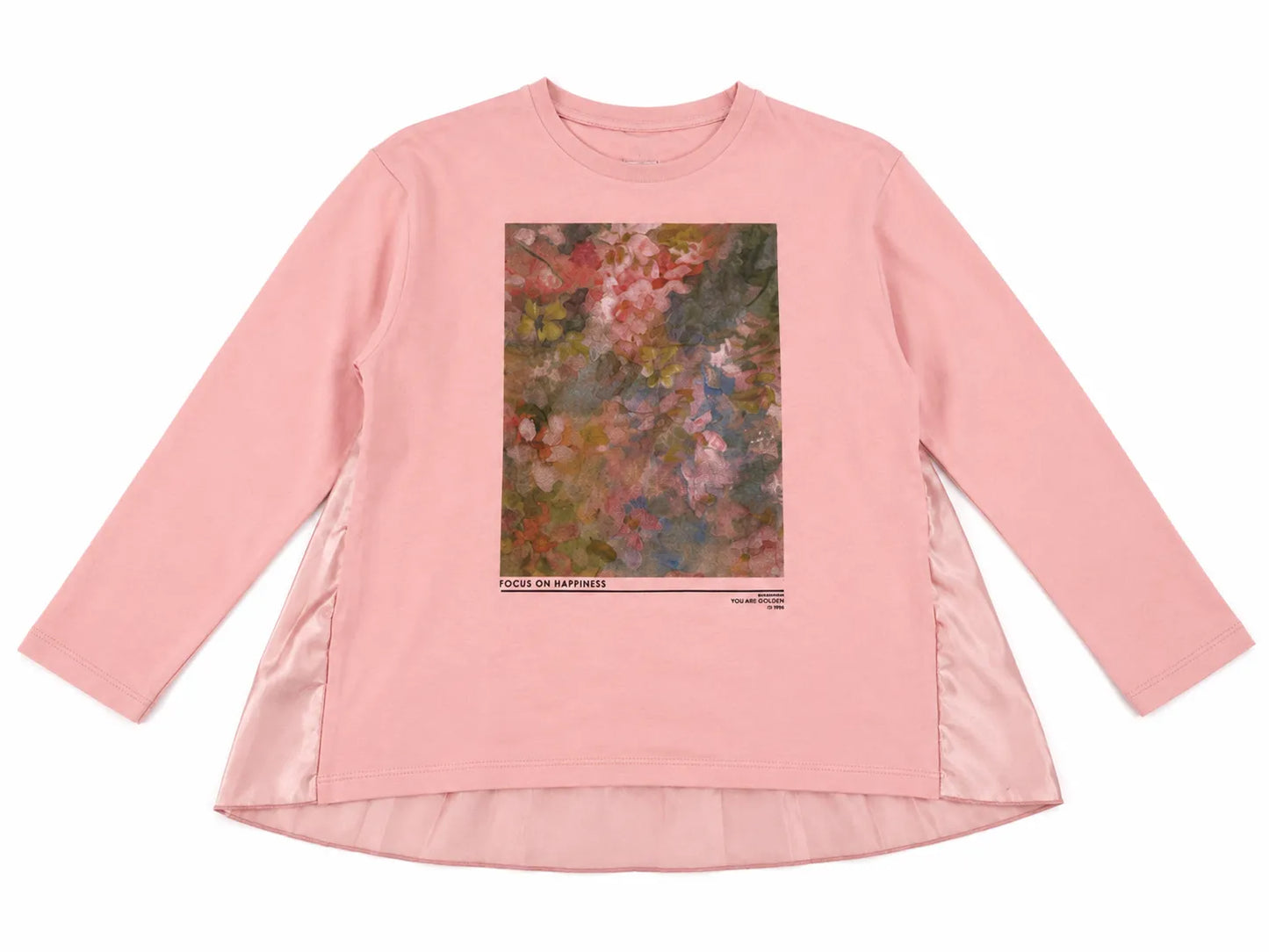 Zara Girl's Light Pink Graphic Printed Long Sleeve Blouse   | Zara in Lebanon