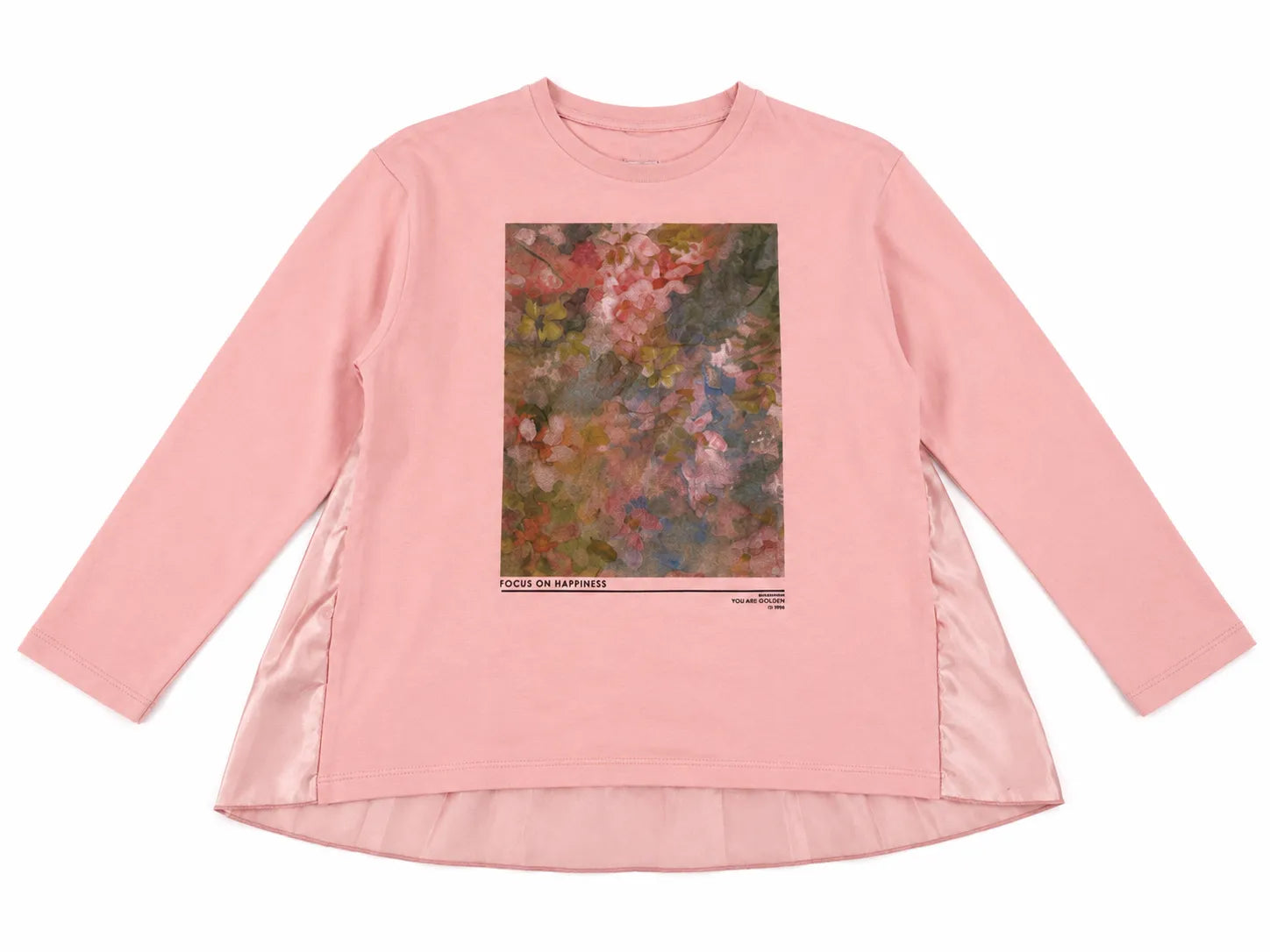 Zara Girl's Light Pink Graphic Printed Long Sleeve Blouse   | Zara in Lebanon
