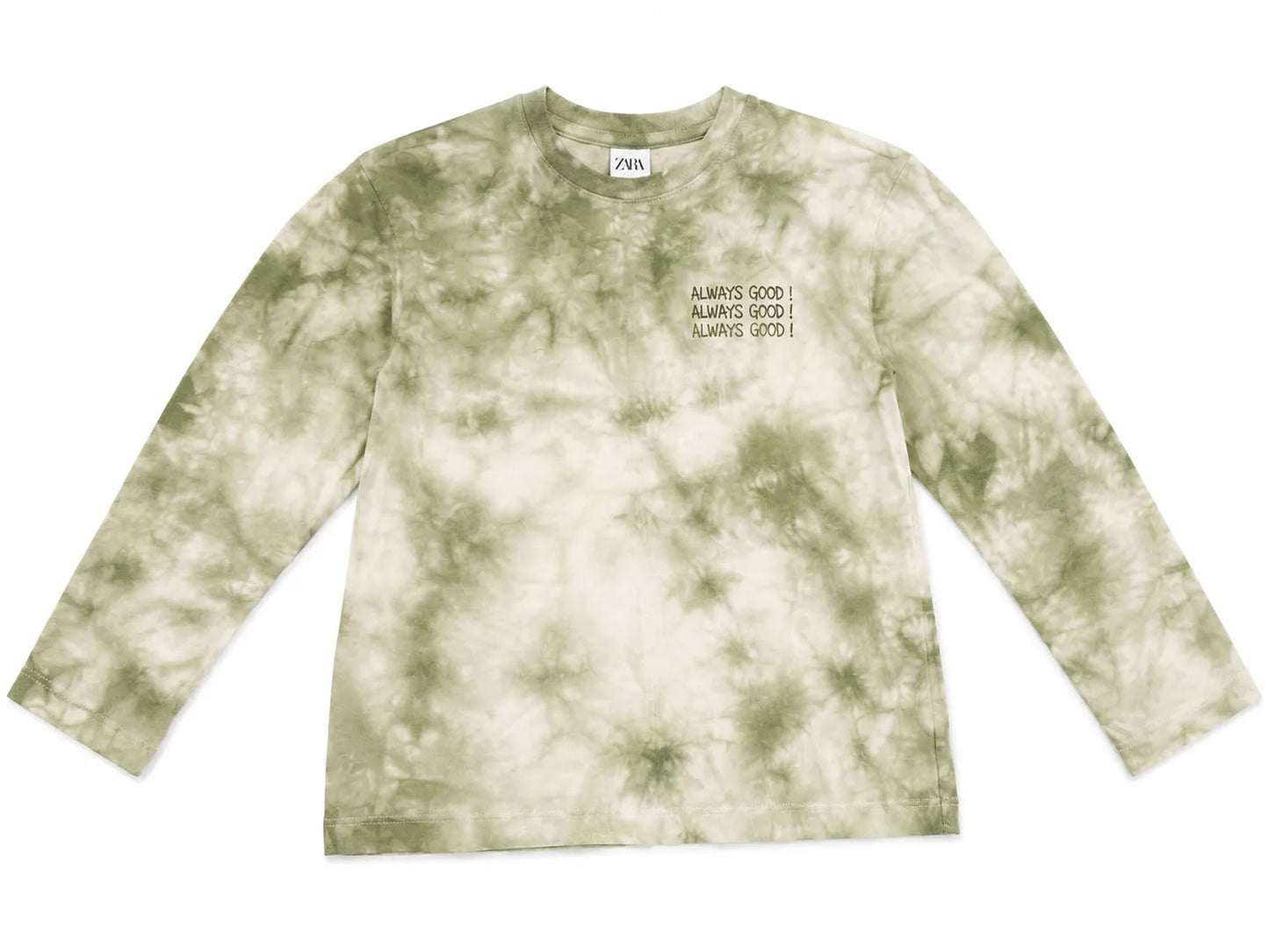 Zara Girl's Multigreen "Always Good " Printed Blouse | Zara in Lebanon