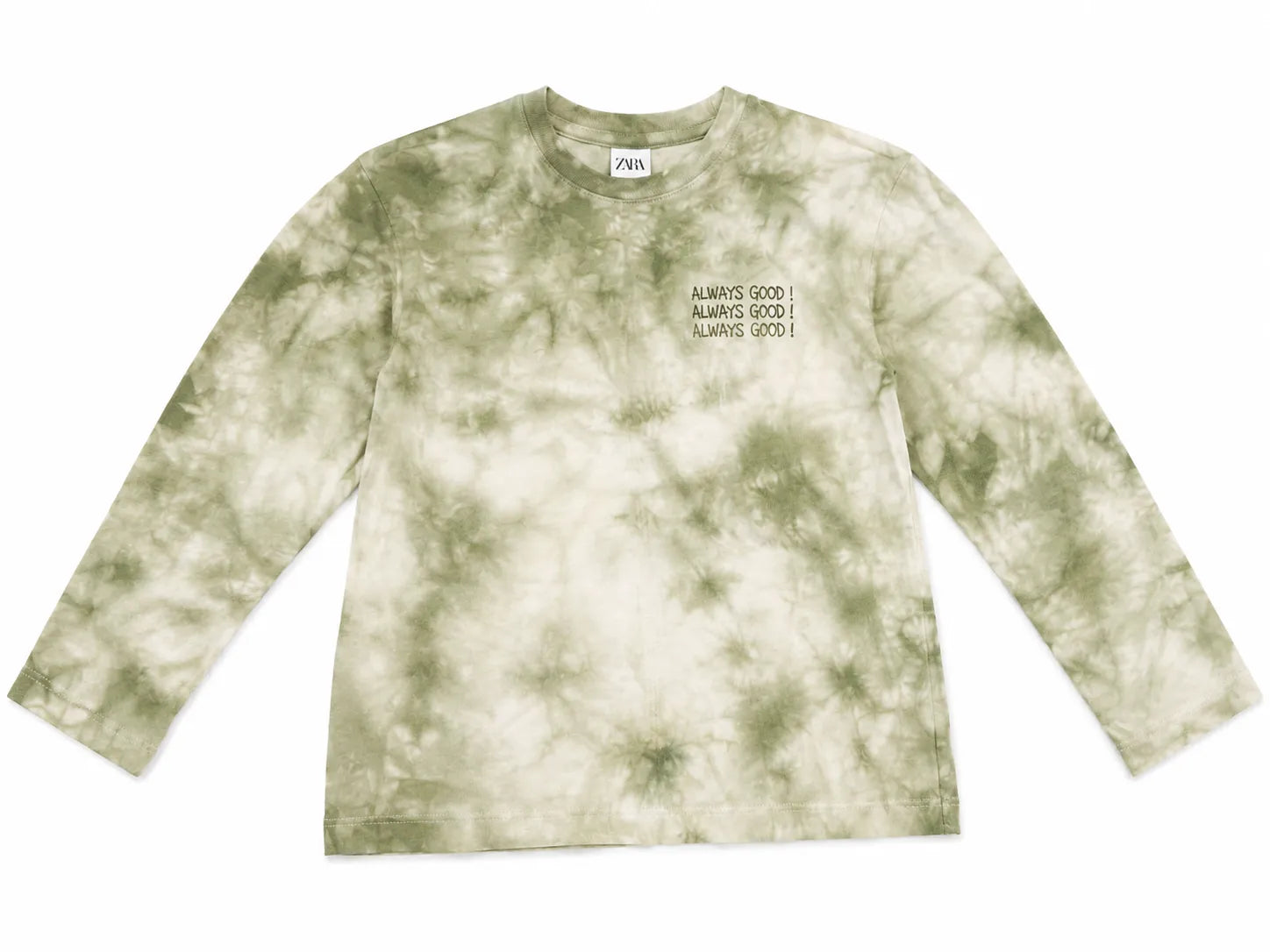 Zara Girl's Multigreen "Always Good " Printed Blouse | Zara in Lebanon