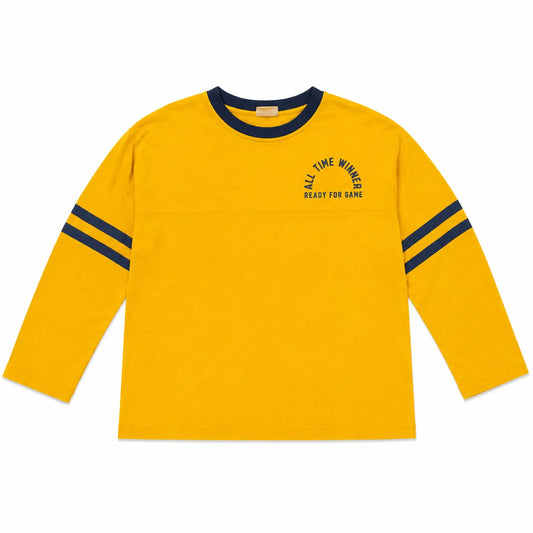 Zara Boy's Orange " All Time Winner " Printed  Long Sleeve Blouse | Zara in Lebanon