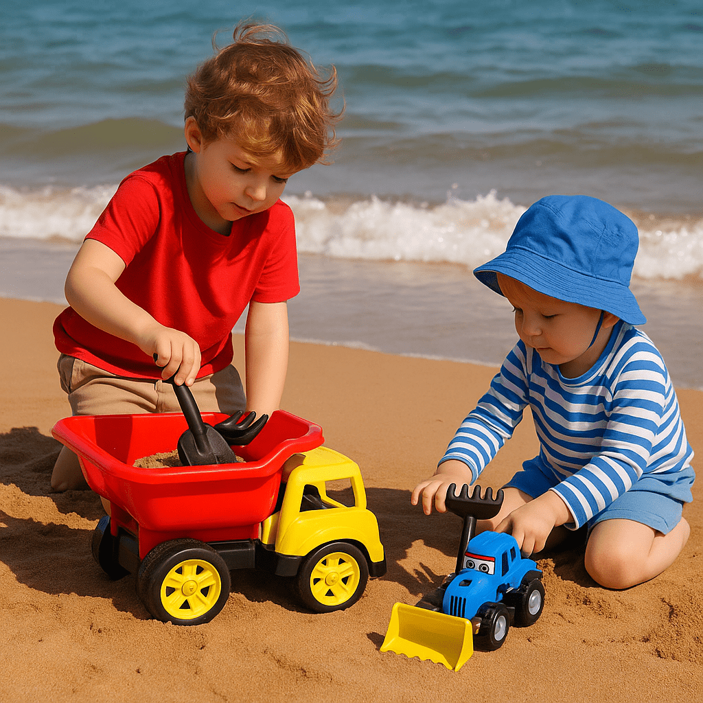 King Toys Emoji Truck Set – 4 Pieces