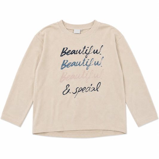 Zara Girl's Beige "Beautiful "  Printed Blouse| Zara in Lebanon