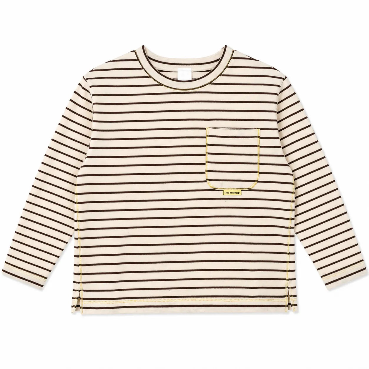 Zara Boy's Beige Striped Brown With Pocket  Long Sleeve  Blouse | Zara in Lebanon