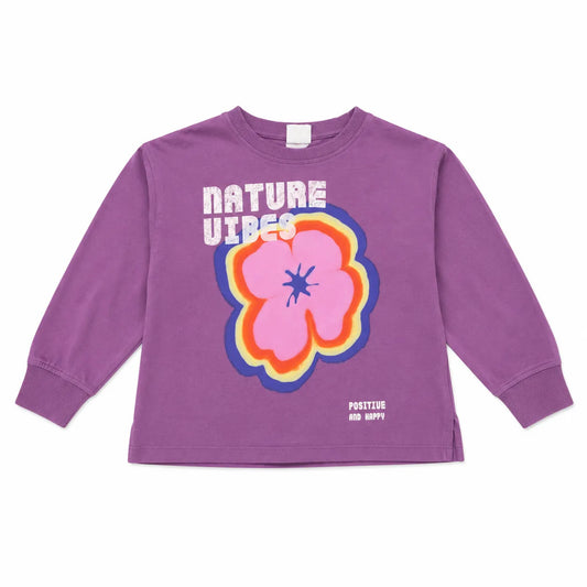 Zara Girl's Purple "Nature Vibes " Blouse | Zara in Lebanon