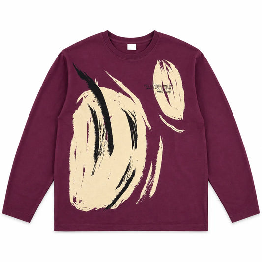 Zara Girl's Plum/Beige Design Blouse | Zara in Lebanon
