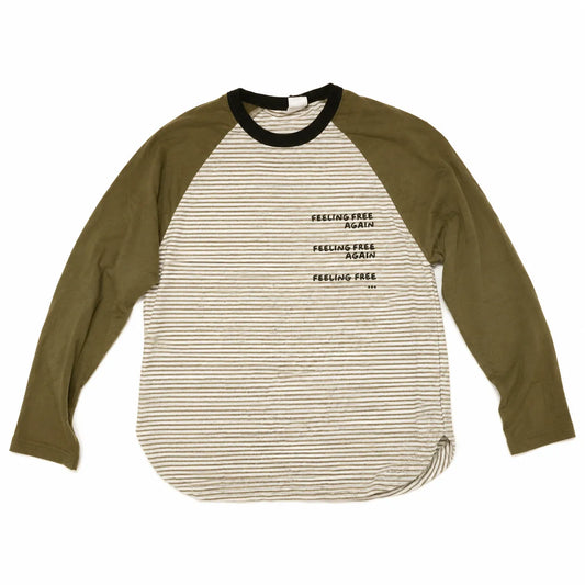 Zara Boy's Olive Green " Freeling Free Again  " Printed  Long Sleeve  Blouse | Zara in Lebanon