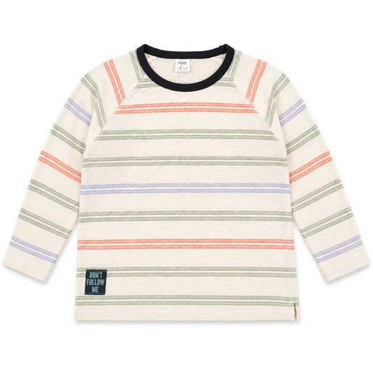 Zara Boy's Multicolor "Don't Follow Me" Printed  Long Sleeve  Blouse | Zara in Lebanon