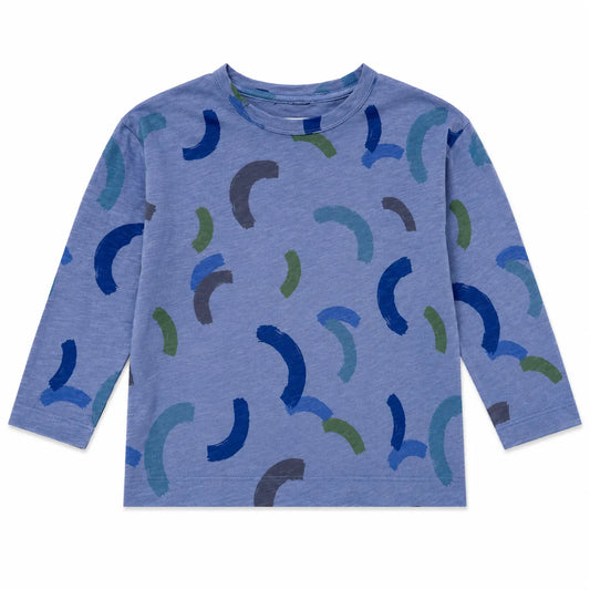 Zara Boy's Blue Shapes Colored  Long Sleeve Blouse | Zara in Lebanon
