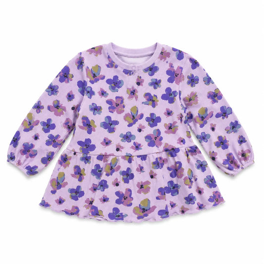 Zara Girl's Purple Floral Blouse | Zara in Lebanon