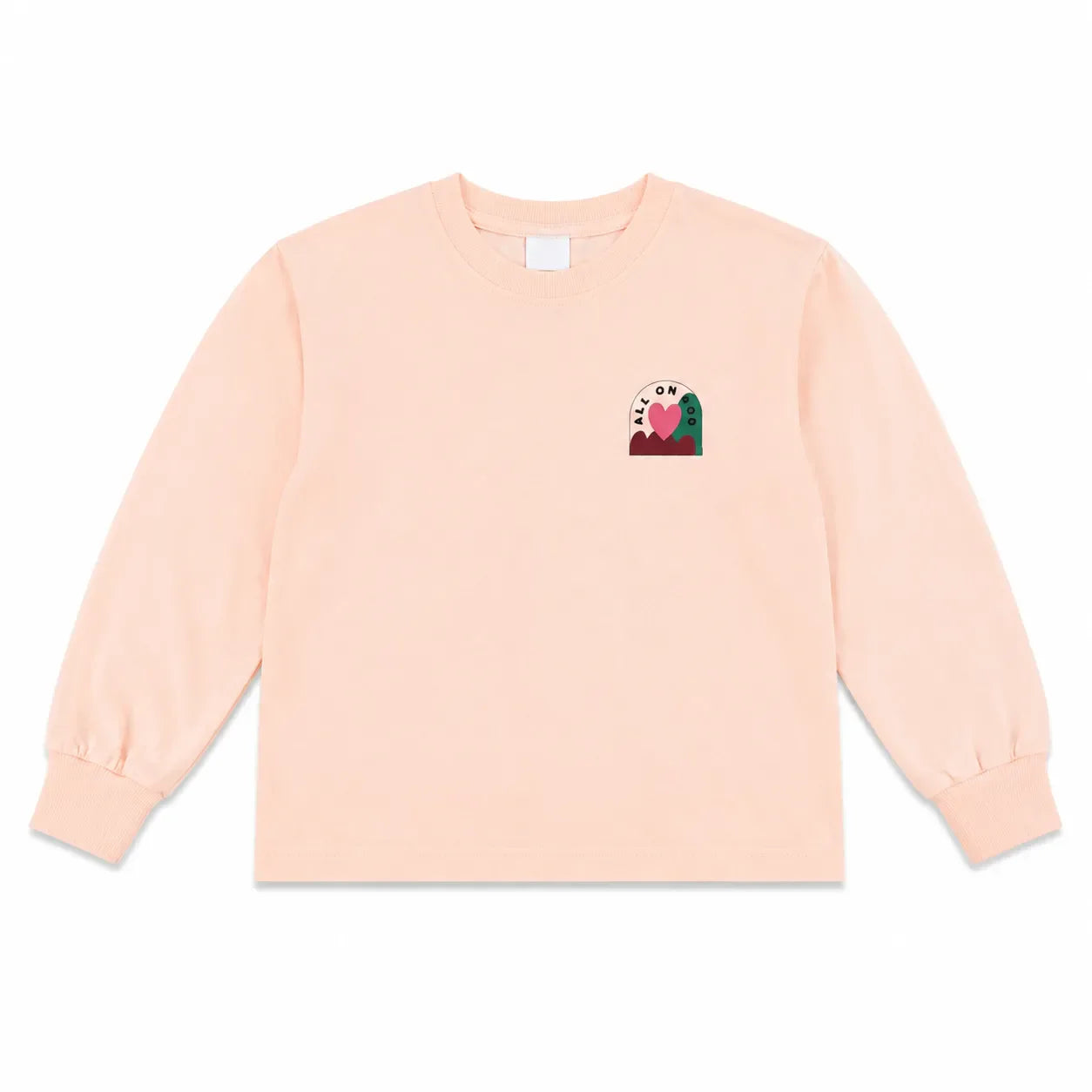 Zara Girl's Light Peach " Love On Top " Blouse  | Zara in Lebanon
