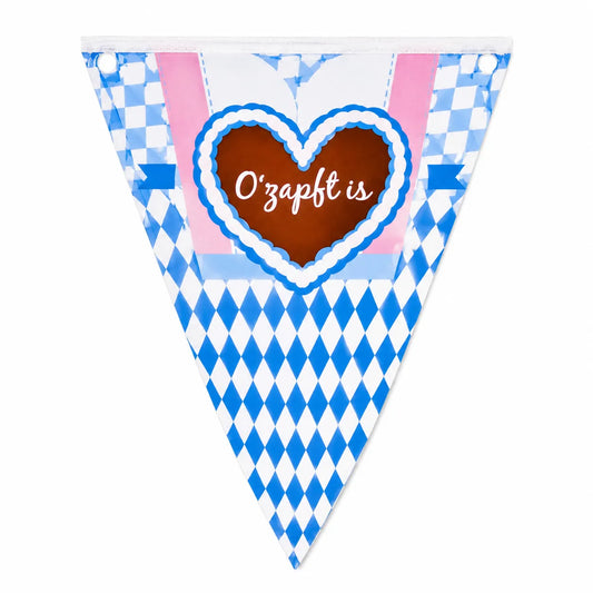 Riethmuller Blue White Decorative Oktoberfest Flag Banner   | Riethmuller in Lebanon
