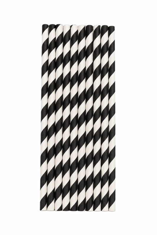 SD White/Black 12 Paper Straw  | SD in Lebanon