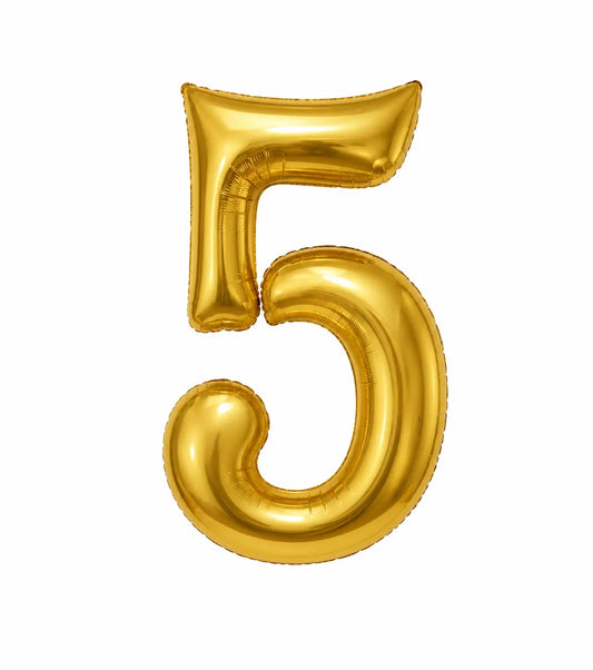 SD Gold " 5 "Foil Balloons   | SD in Lebanon