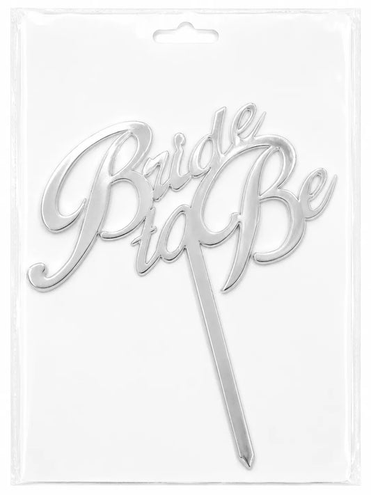 SD Silver  "Bride To Be "Decorative Cake Topper   | SD in Lebanon