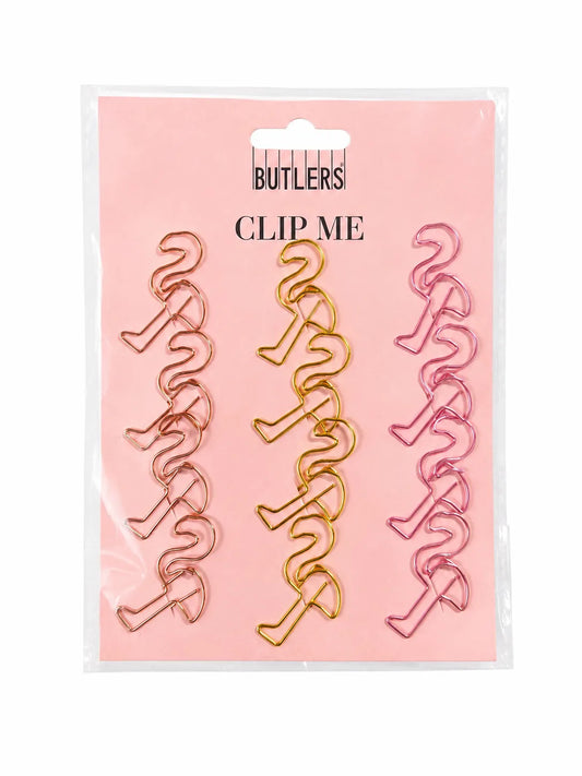 Blutters 12PC Clip Me  Decorative Flamingo Paper  Attach | Blutters in Lebanon