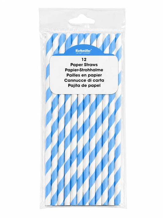 Riethmuller  Blue/White 12 Paper Straw  | Riethmuller in Lebanon