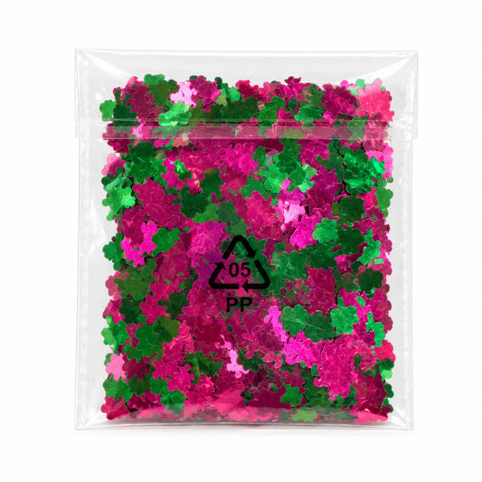 SD Green/Pink Shamrock Shaped Confetti Pieces   | SD in Lebanon