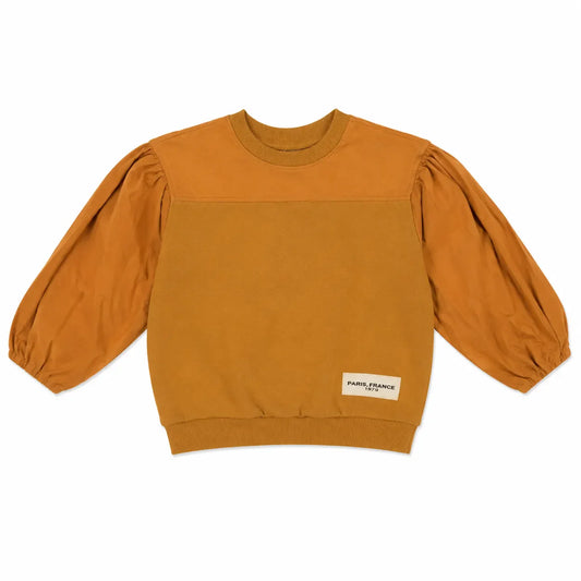 Zara Girl's Mustard With Puffy Sleeve Blouse | Zara in Lebanon