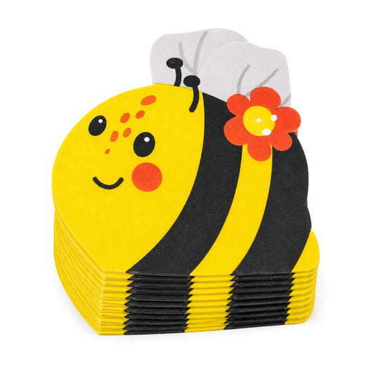 Duni Yellow Bee Tissue Napkins   | Duni in Lebanon