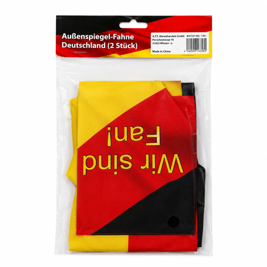 SD  Yellow/Black/Red Flag Themed Car Mirror Cover | SD in Lebanon