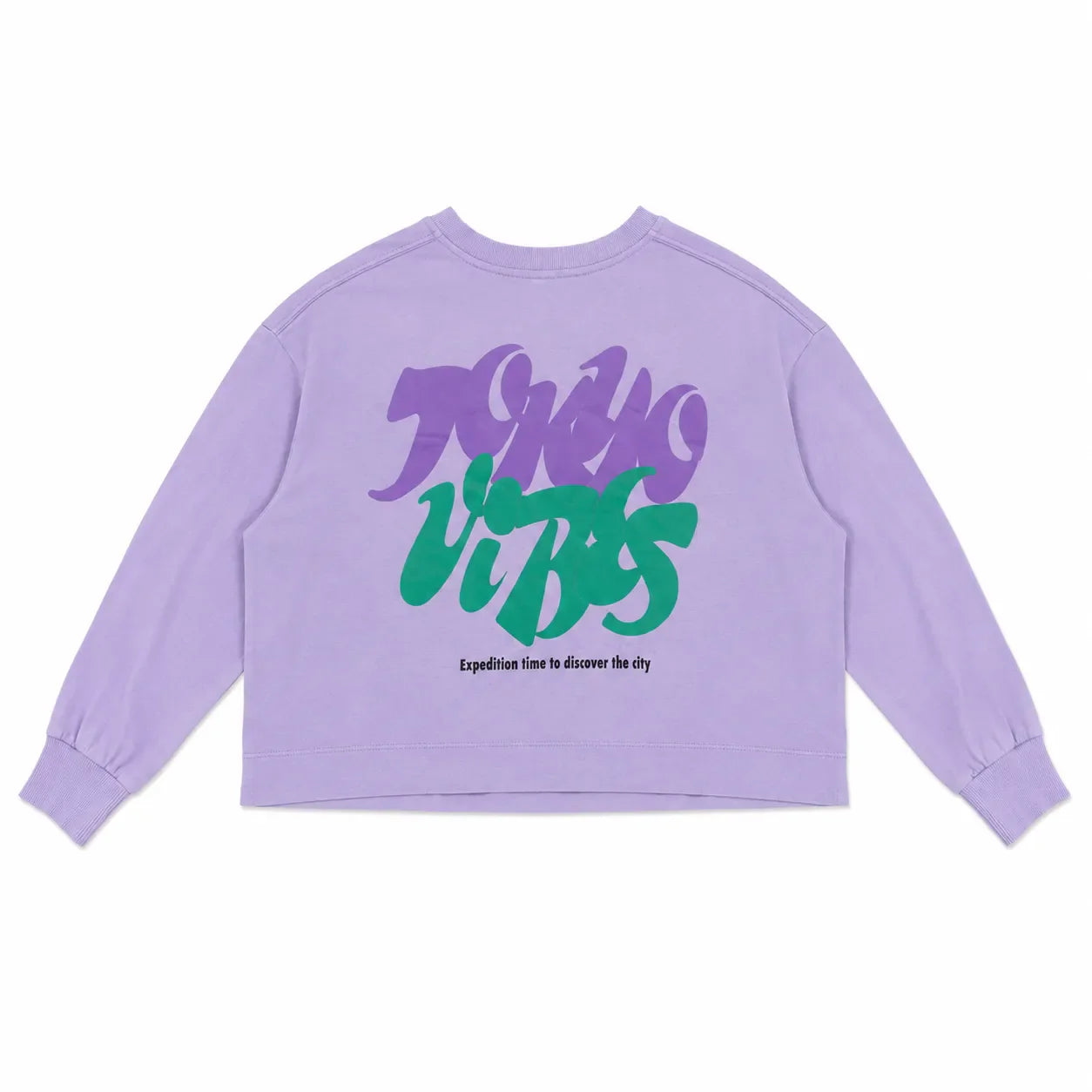 Zara Girl's Light Purple " ..Vibes .." Printed  Long Sleeve Blouse   | Zara in Lebanon