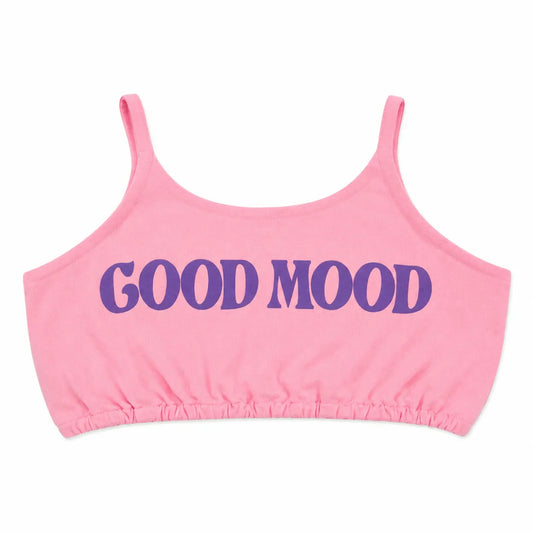 Zara Girl's Pink "Good Mood " Crop Top   | Zara in Lebanon