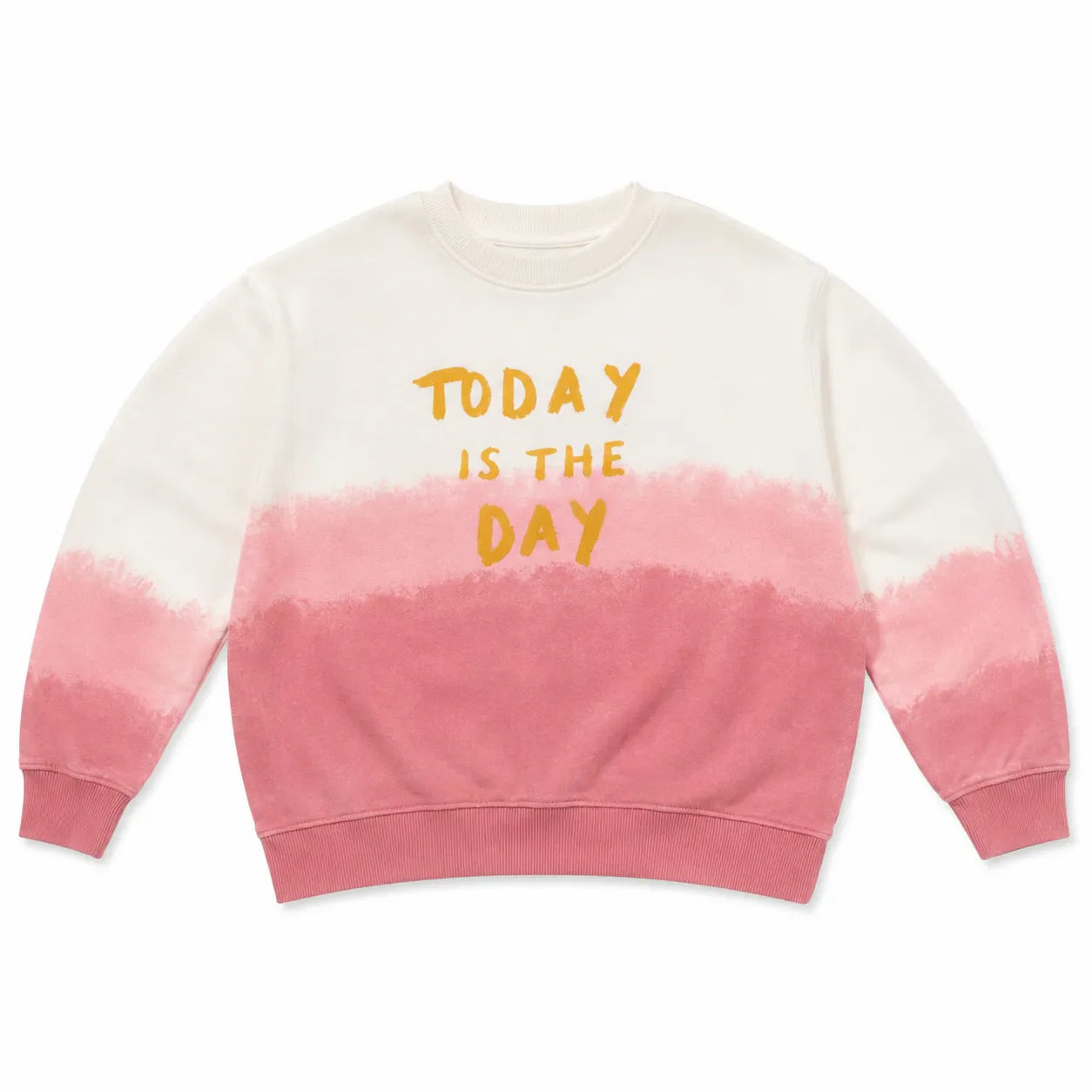 Zara Baby Girl's White/Pink " Today Is The Day " Sweatshirt | Zara in Lebanon