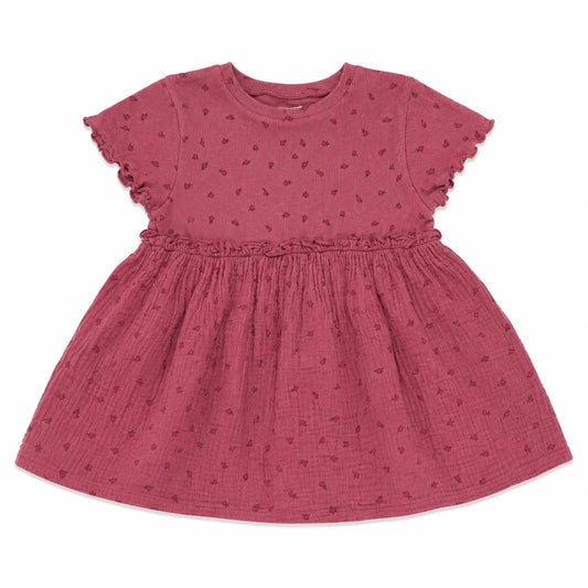 Zara Baby Girl's Plumb Flower Printed   Dress| Zara in Lebanon