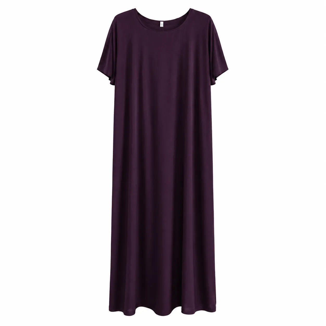 SD Women's Dark Purple Short Sleeve Abaya | SD In Lebanon