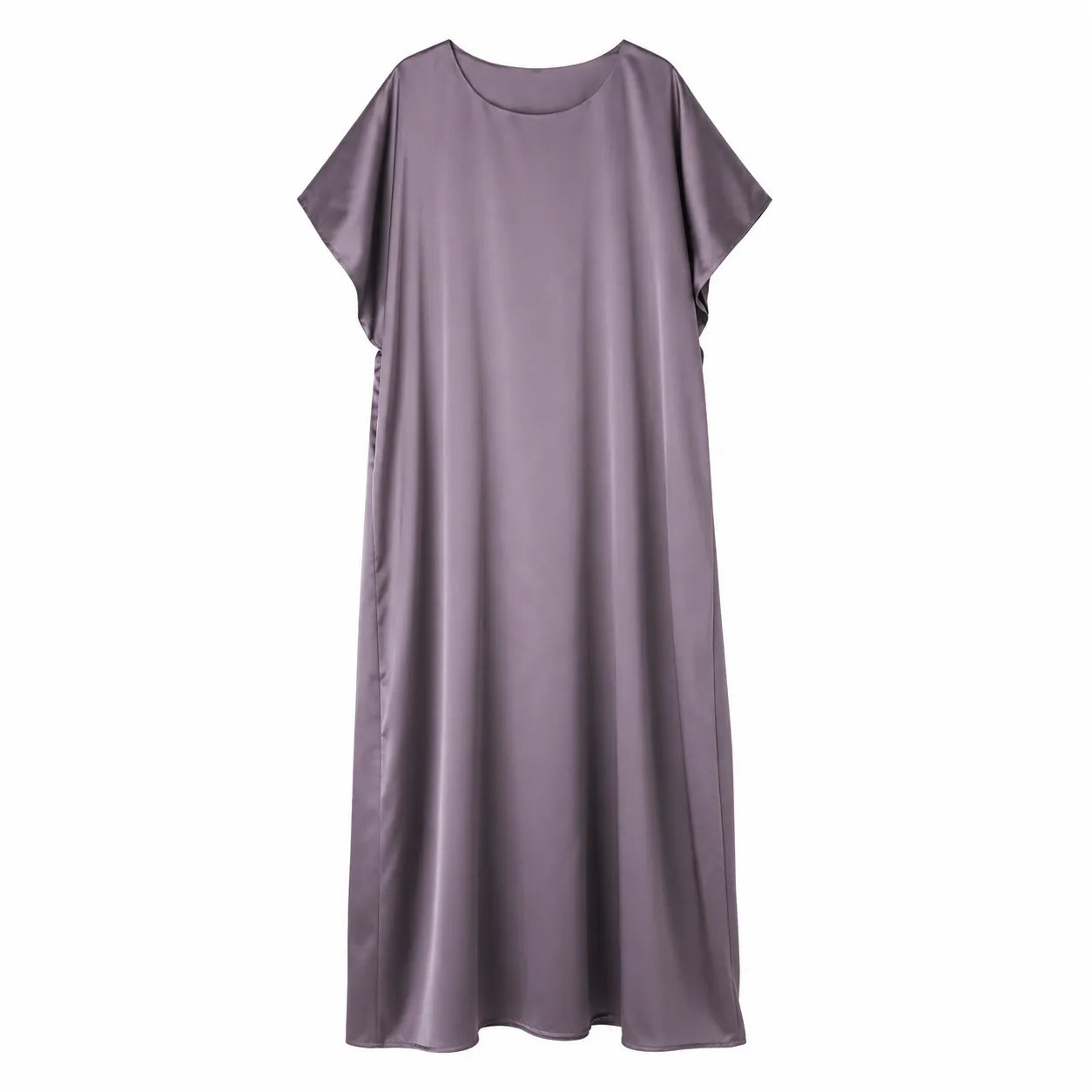 SD Women's Dusty Purple Short Sleeve Abaya | SD In Lebanon