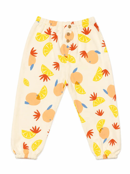 Zara Baby Girl's White Lemon Print Pants | Zara  in Lebanon