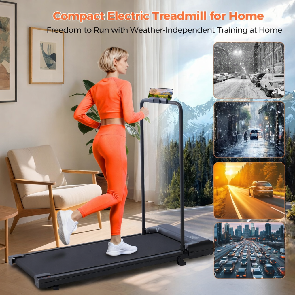 Folding Treadmill with Handle