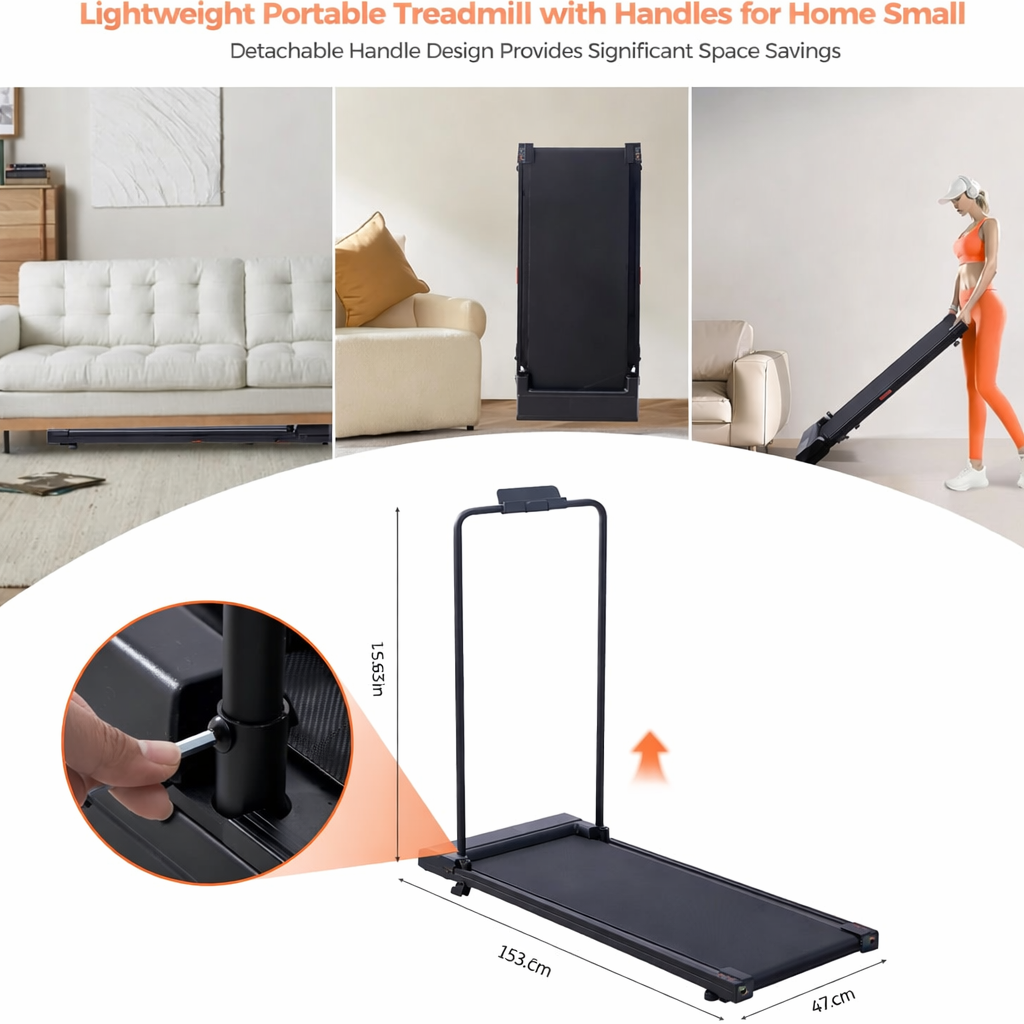 Folding Treadmill with Handle