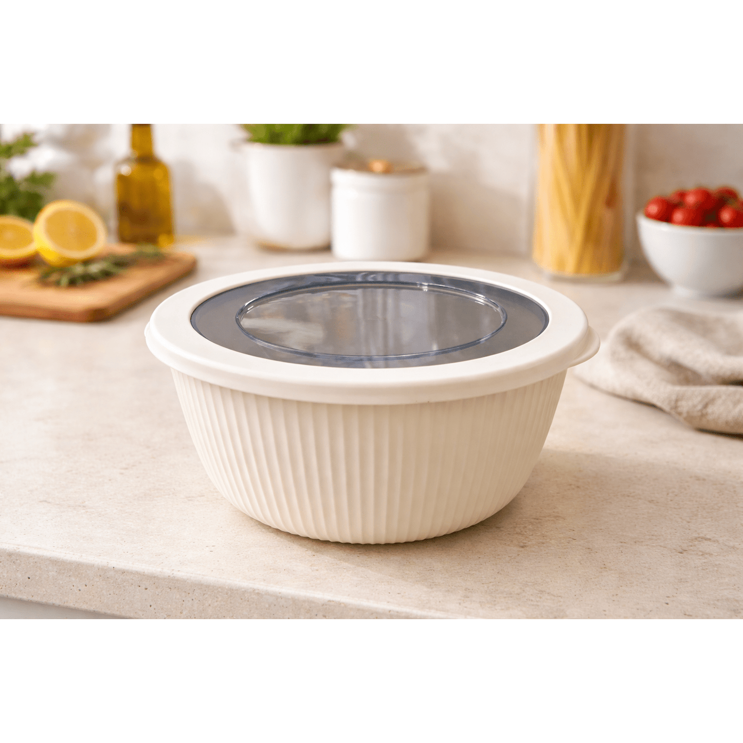 Bally Round Bowl 3 L with cover