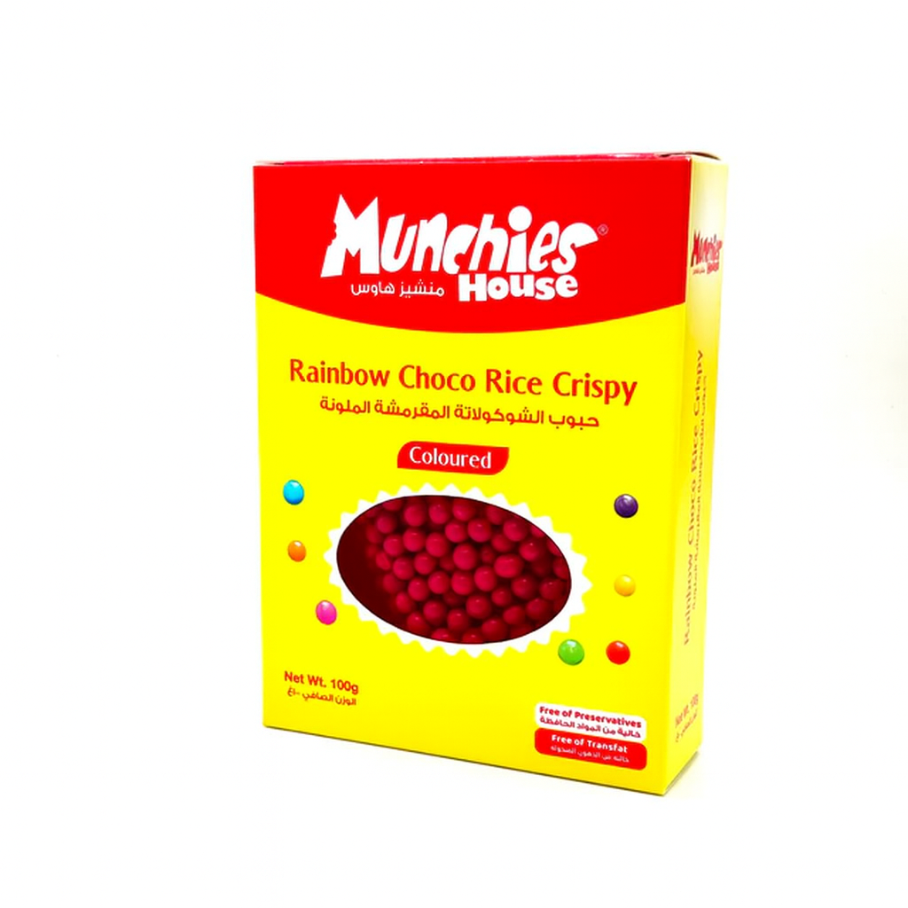 Rice Crispy Red  - Ideal for Dessert Decoration