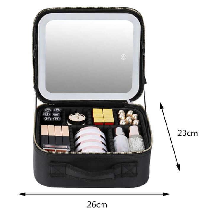 Makeup Bag with LED Mirror