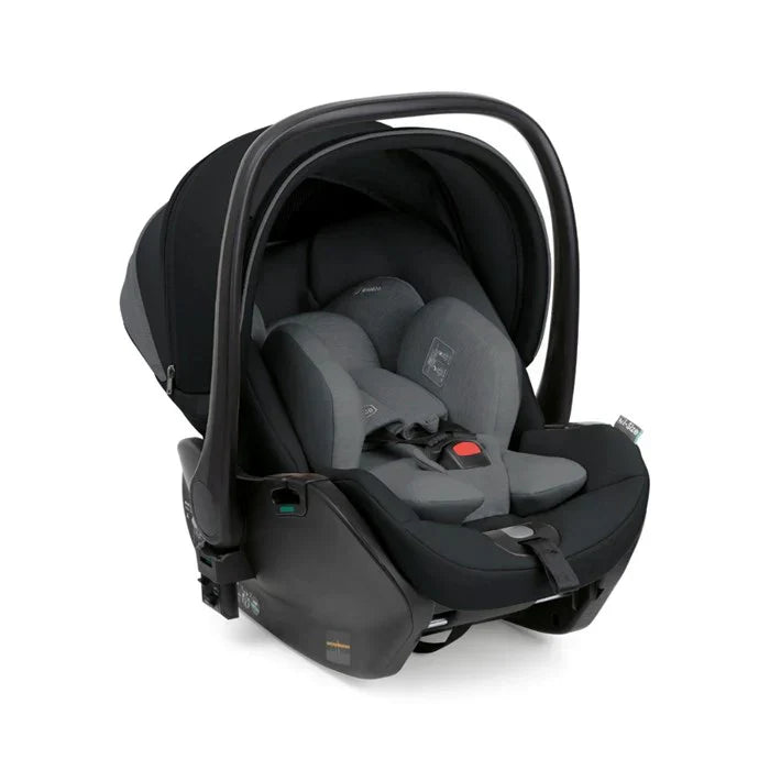Chicco - Bellagio Stroller - Flexi Carrycot- First Seat Recline  - Full 360 i-size Base  - Black Satin - Travel System