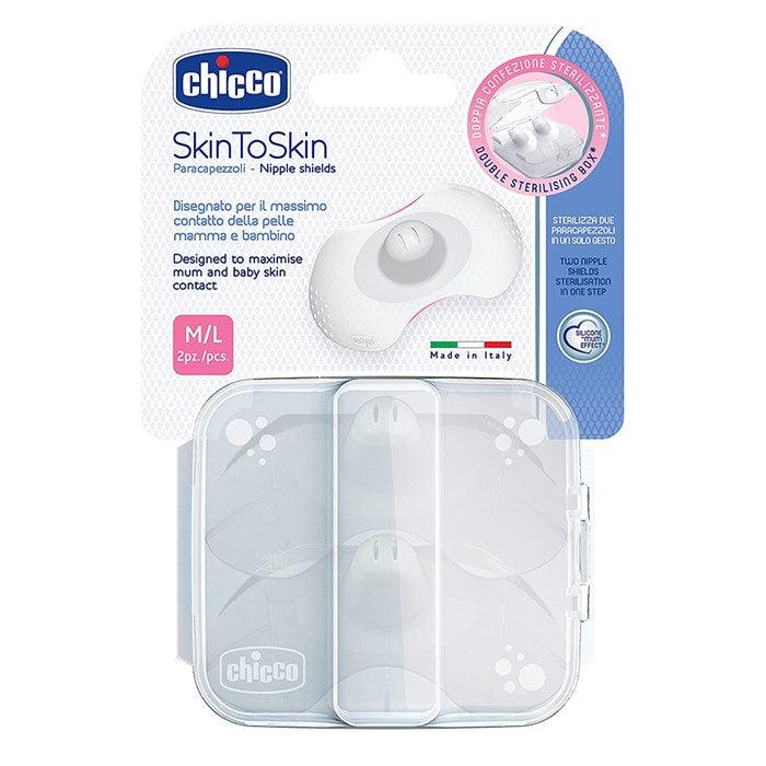 Chicco C -Nipple Silicone Shields M-L -(02255)