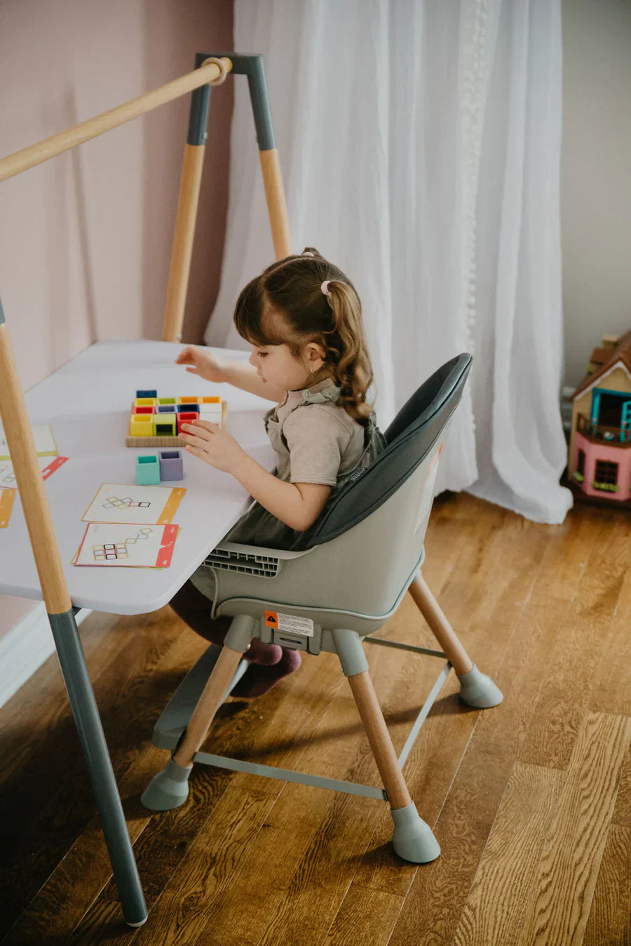 BBLUV - Grow High Chair - Grey